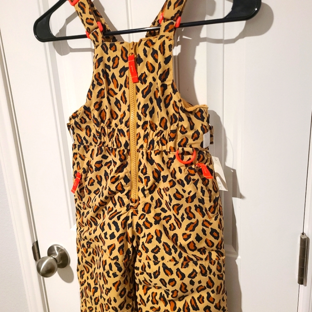Girls Waterproof Snow Bib Overalls